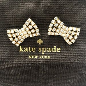 Kate Spade Sparkle Bow Earrings